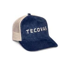 Tecovas Navy and Cream Corduroy Cap
